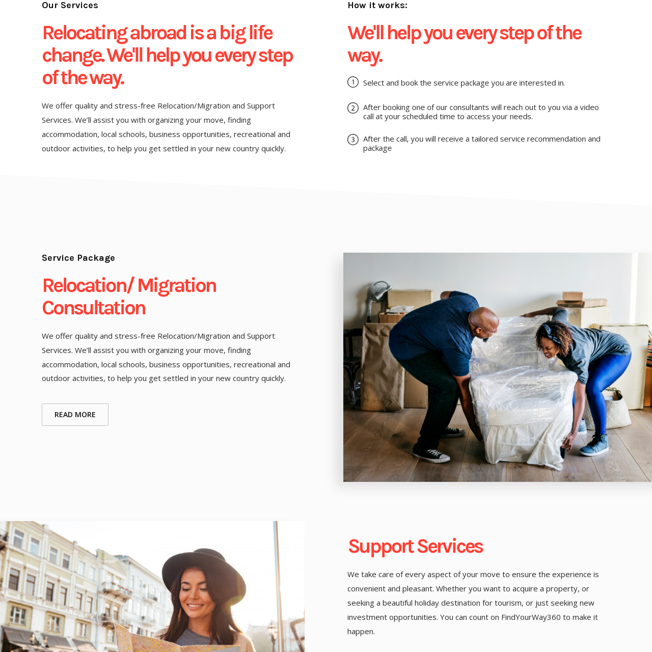 FindYourWay360 web design project by Akhoyanta Amos of designedbyamos.com